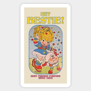 Hey Bestie Rainbow Brite Magnet